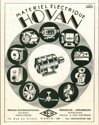 Publicité ancienne hovan - publicité,