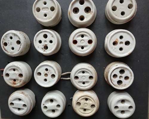 Prises rondes porcelaine - 15,