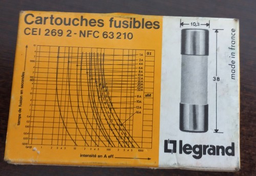 Cartouches fusible 32a type - 10,